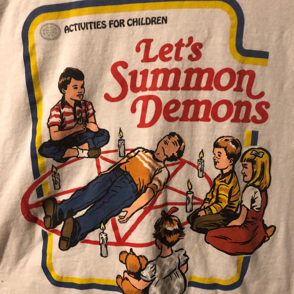 Lets summon demons t shirt (literally worn once)